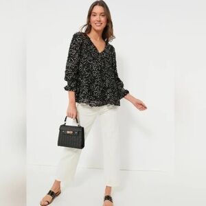 Tuckernuck Nightly Organza Easton Blouse 🆕